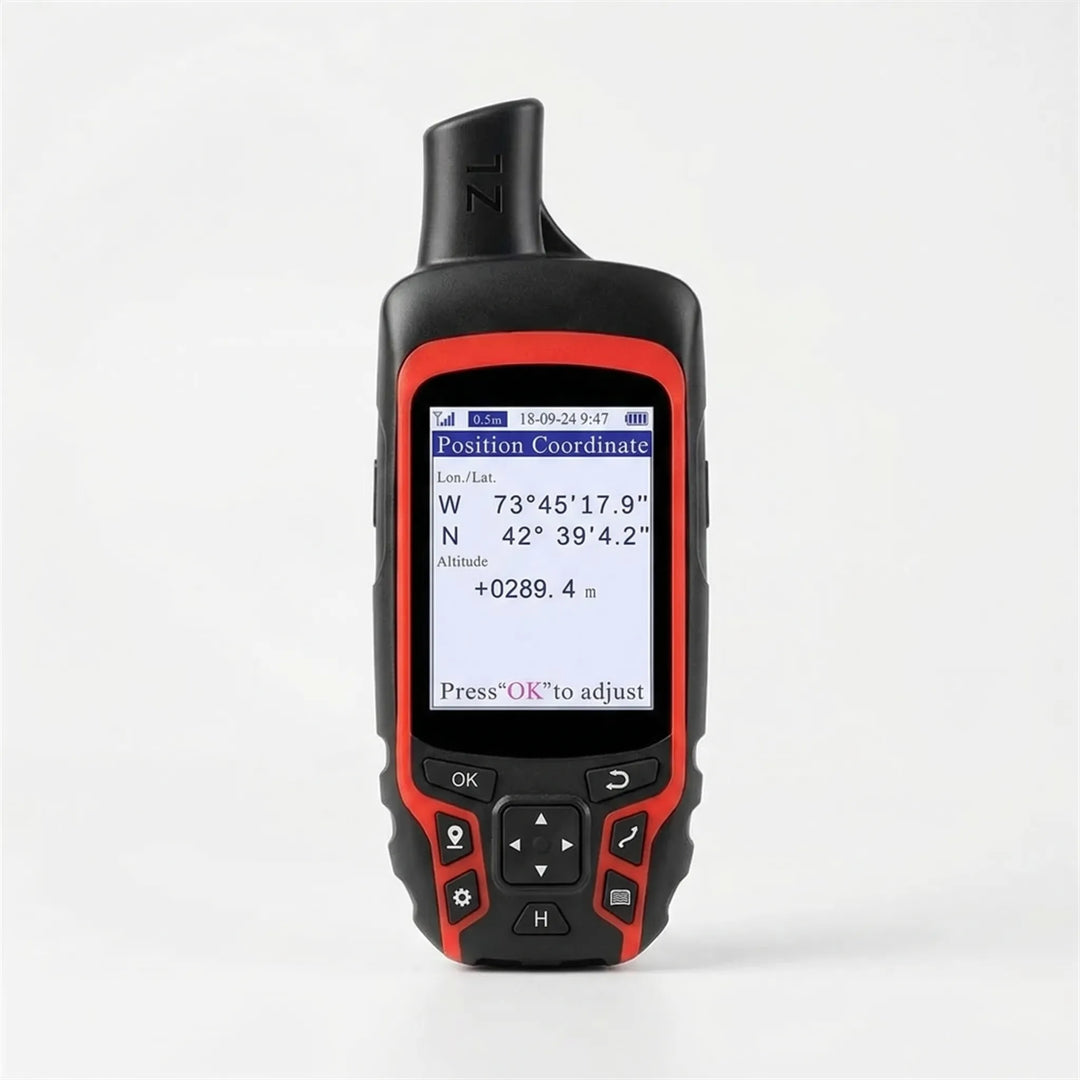 Handliches Outdoor-Navigationsgerät mit Multi-GNSS für zuverlässige GPS-Orientierung im anspruchsvollen Gelände.