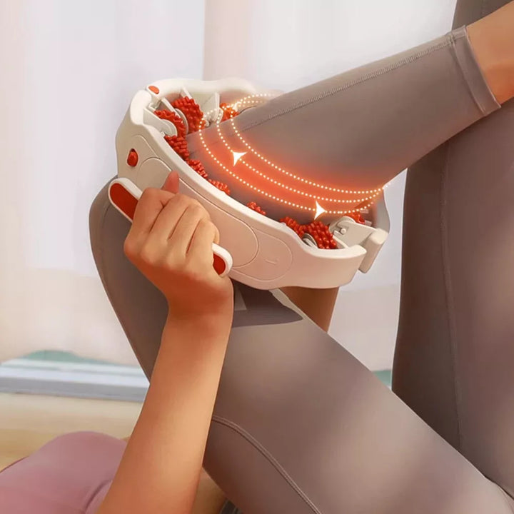 Ergonomischer Cellulite-Massageroller für eine spürbar glattere und gesündere Haut.