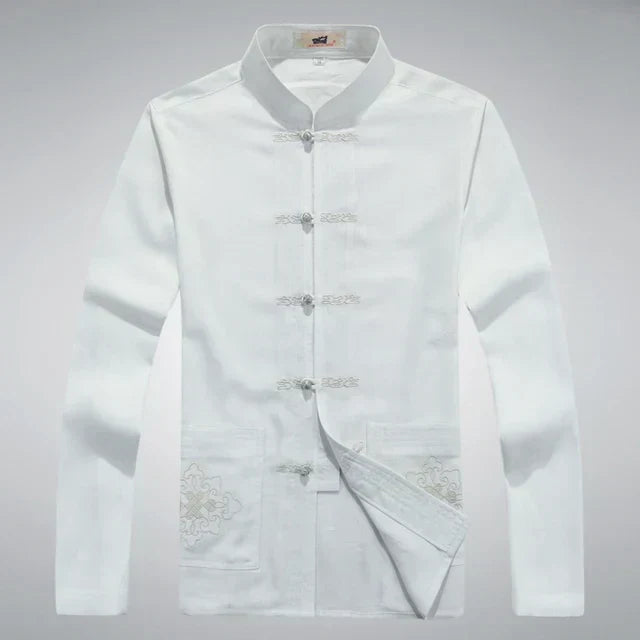 Komplettes Herren Freizeit-Set. Japanisches Oberteil & passende Hose, ganzjährig komfortabel & elegant.