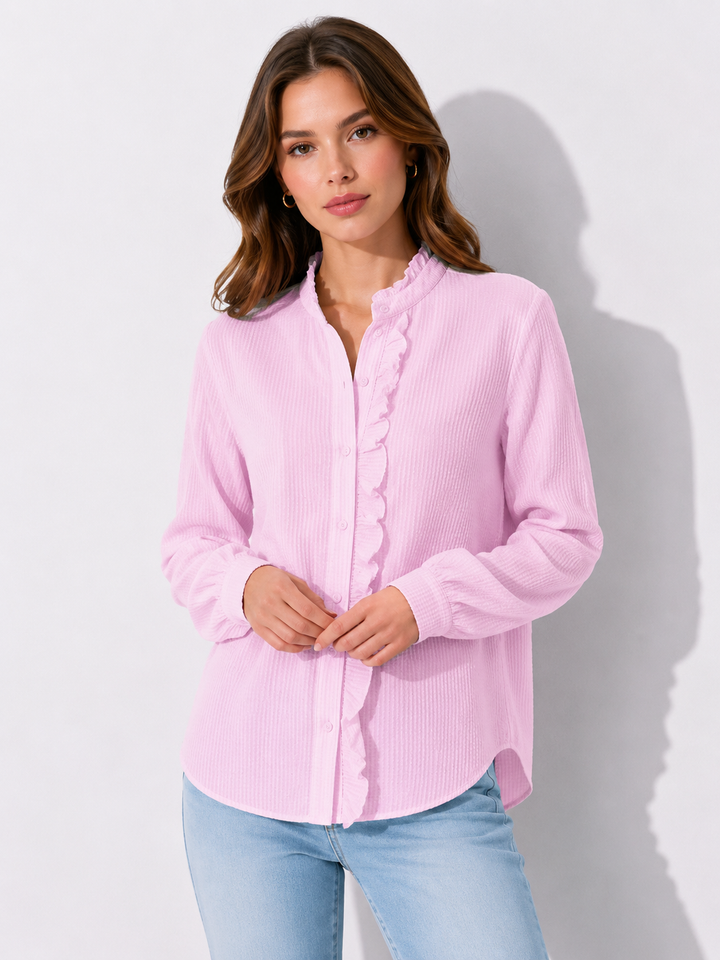 Zeitlos elegante Damenbluse, perfekt als schicke Büro-Bluse oder vielseitige Freizeit-Mode für Frauen.