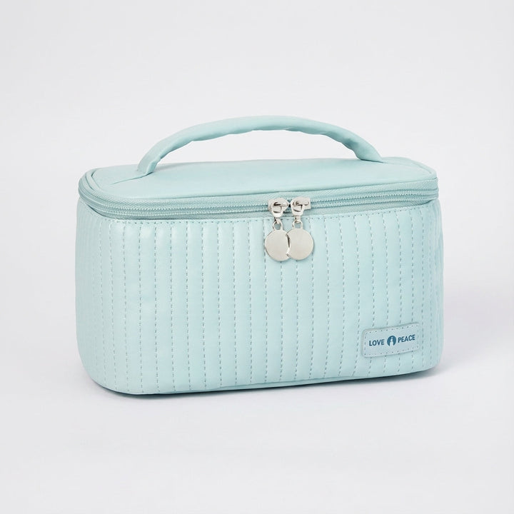Vielseitige Reise Kulturtasche mit Fächern für alle Kosmetik- und Reise-Accessoires, super organisiert.