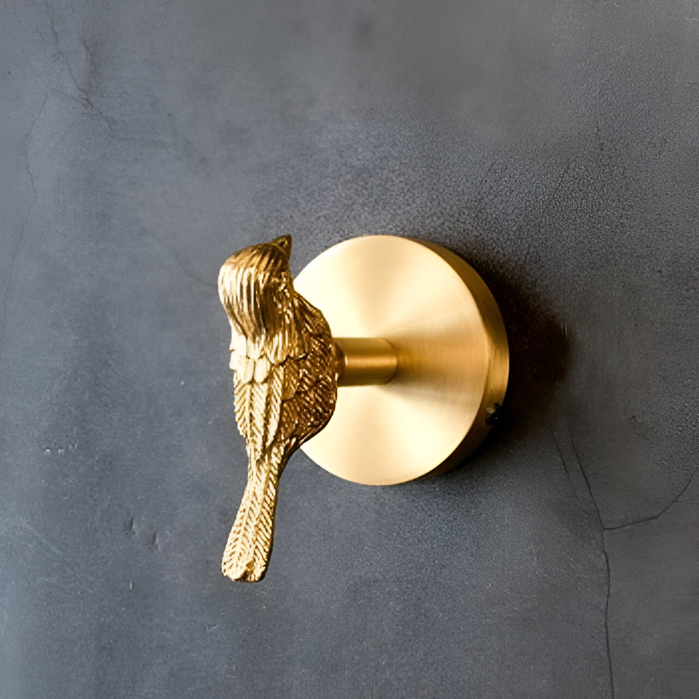 Dekorativer Eulen-Wandhaken, antik-finish Metall, für Handtücher oder Schlüssel. Tolles Wohnaccessoire.