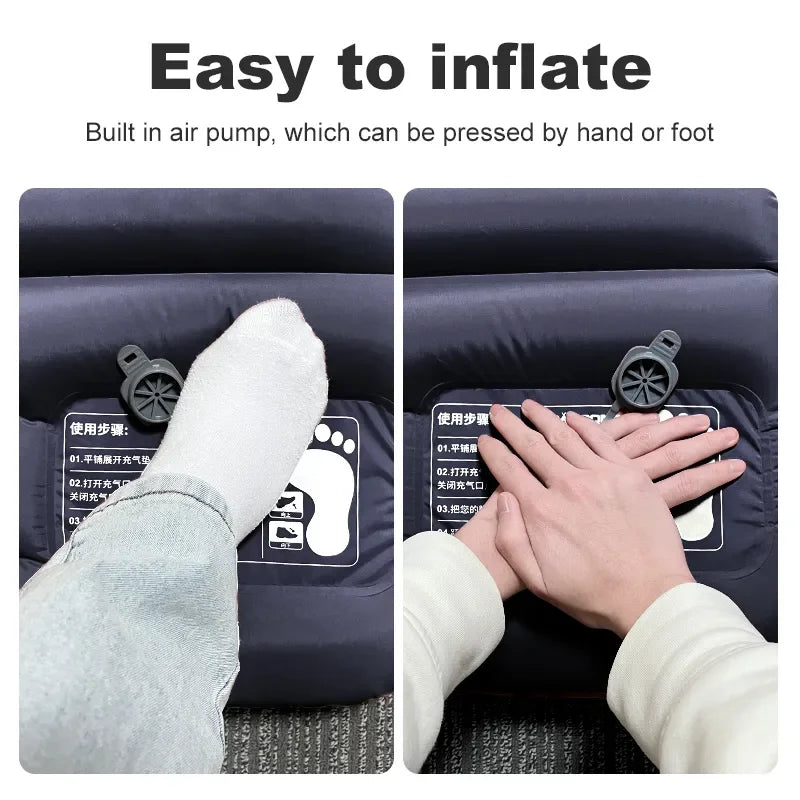 Zusammengefaltete ultraleichte Isomatte, perfekt für den Transport beim Wandern und Zelten.