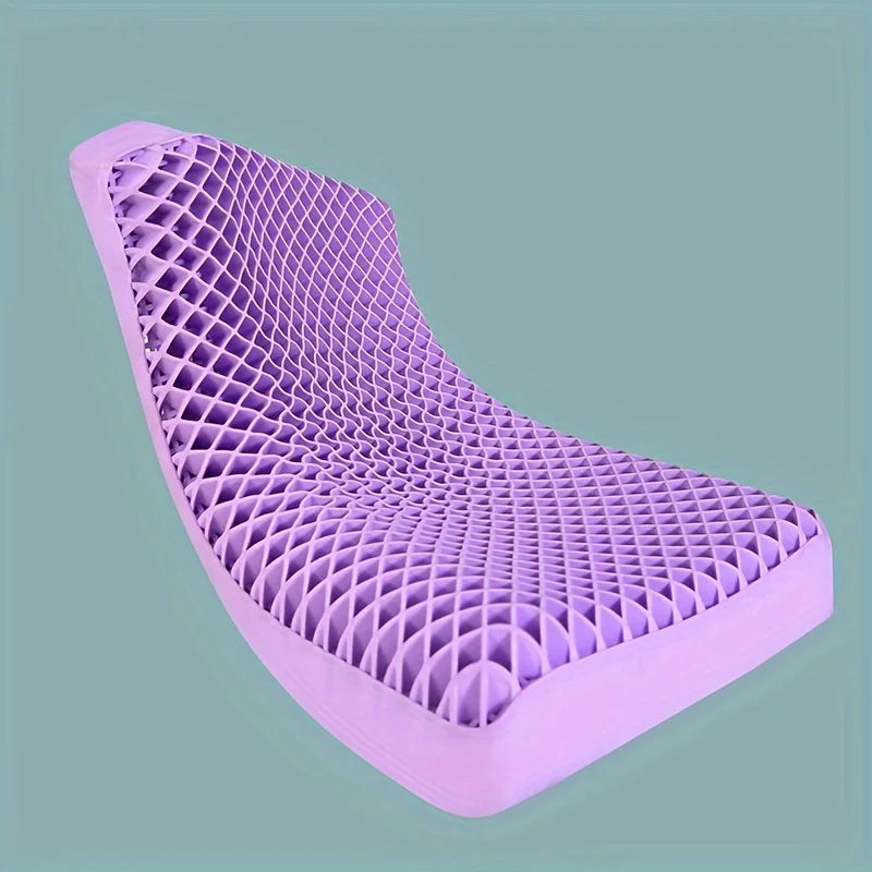 Detailansicht des atmungsaktiven TPE-Materials des Niala Nackenkissens für optimale Luftzirkulation & Hygiene.