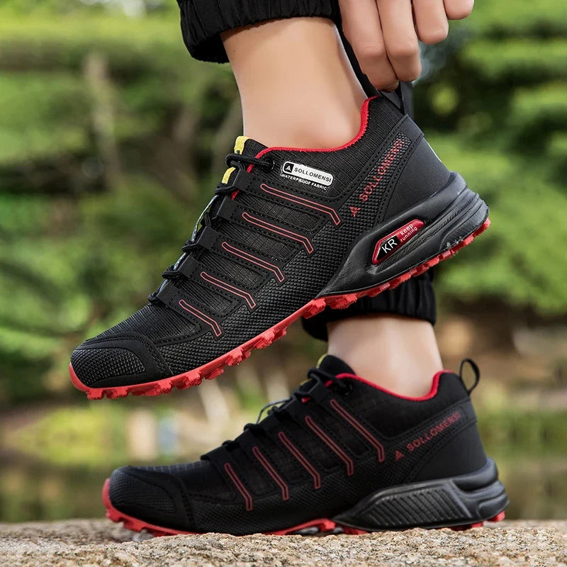 Vielseitige Herren Trekking-Schuhe für jedes Gelände, robust und strapazierfähig für lange Wanderungen.