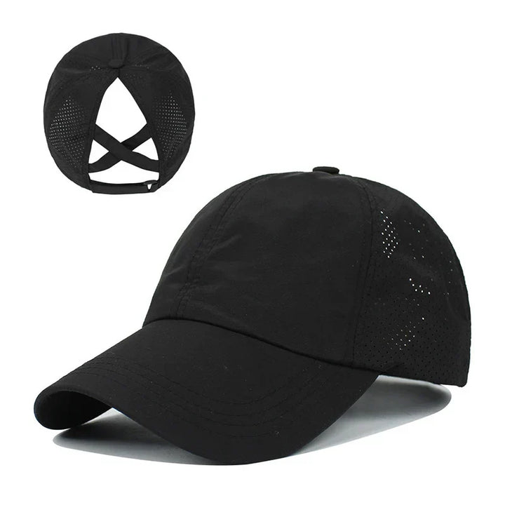 Unisex Sport-Basecap mit kühlendem Mesh-Einsatz, atmungsaktiv und verstellbar. Dein Accessoire für heiße Tage.