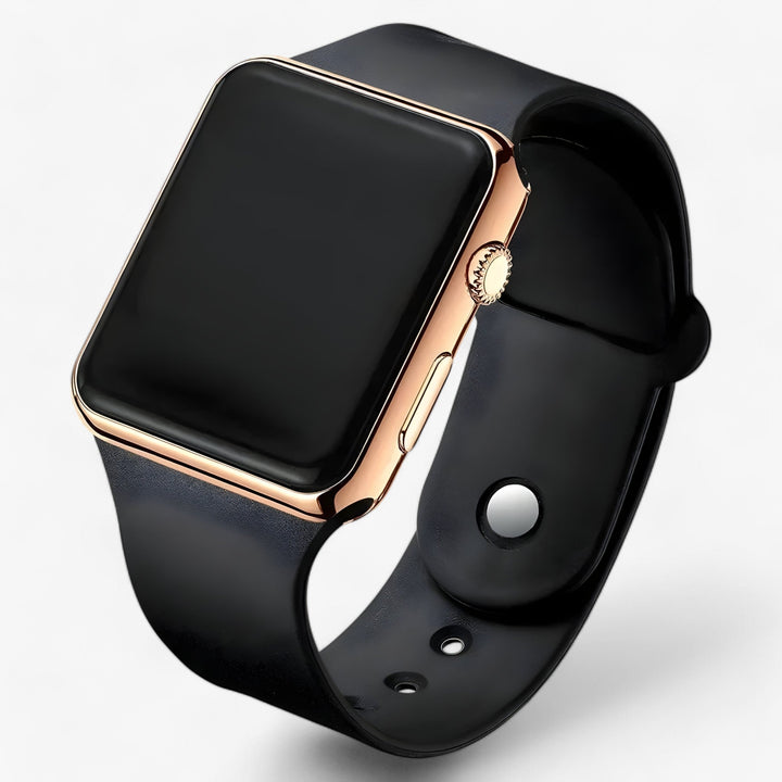 Elegante Unisex Quarzuhr mit schlichtem Gehäuse. Vielseitige Armbanduhr, die zu jedem Outfit passt.