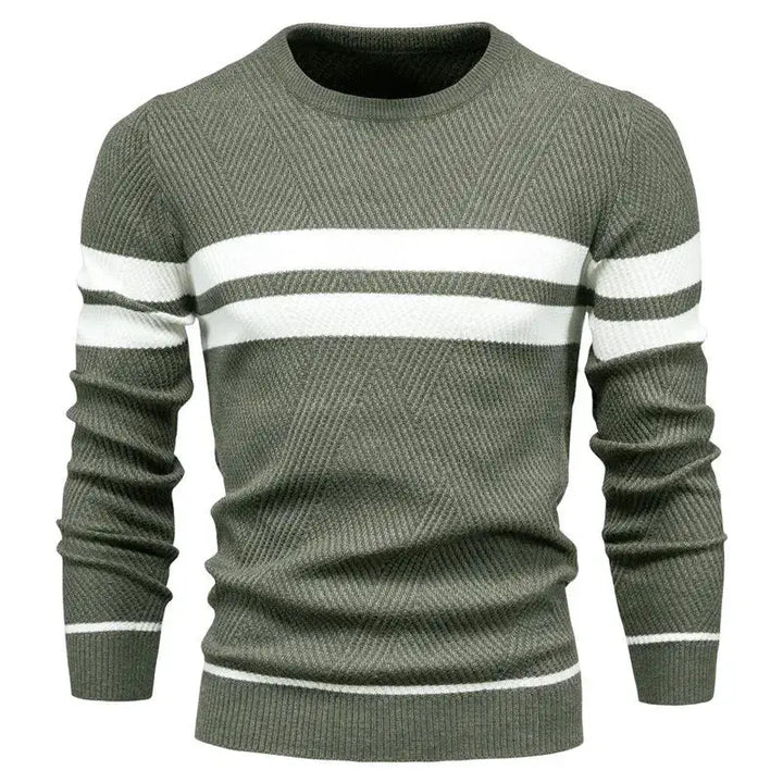 Entspannter Herren Freizeit Sweater, komfortabel und stilvoll. Ideales Langarm-Oberteil für moderne Männermode.