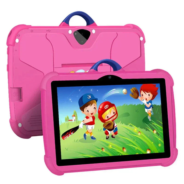 Sicheres Kinder-Tablet (7 Zoll) mit 64GB Speicher, Android, für altersgerechte Apps und Spiele.