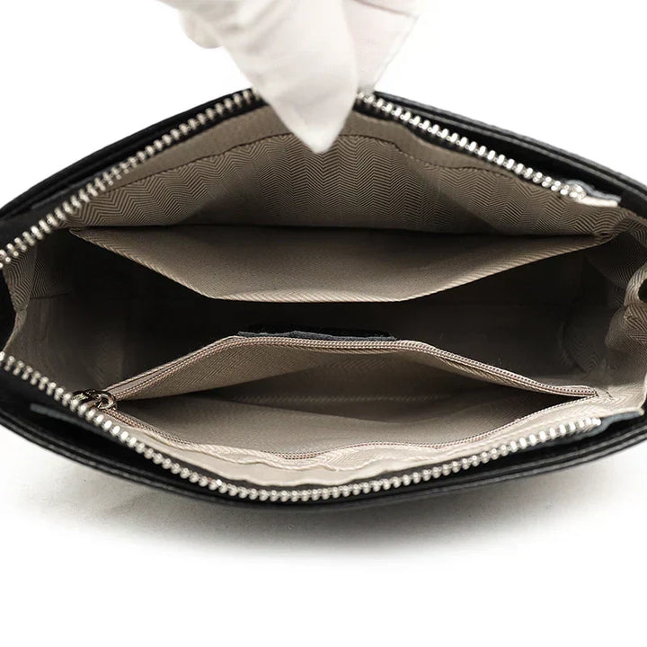 Premium Damen Leder-Schultertasche, elegant, langlebig und modisch.