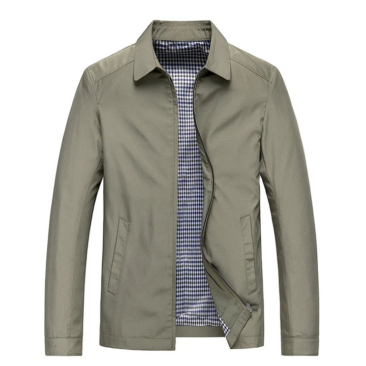 Elegante beige Herren Übergangsjacke, vielseitig für Freizeit & Alltag. Moderne Alltagsjacke in Top-Qualität.