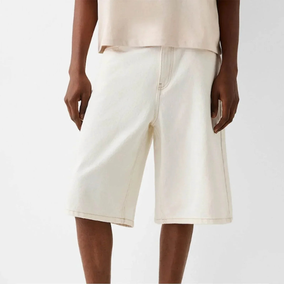 Modische Herren Shorts im Baggy-Stil mit cooler Vintage-Waschung, ein Must-have für entspannte Sommerlooks.