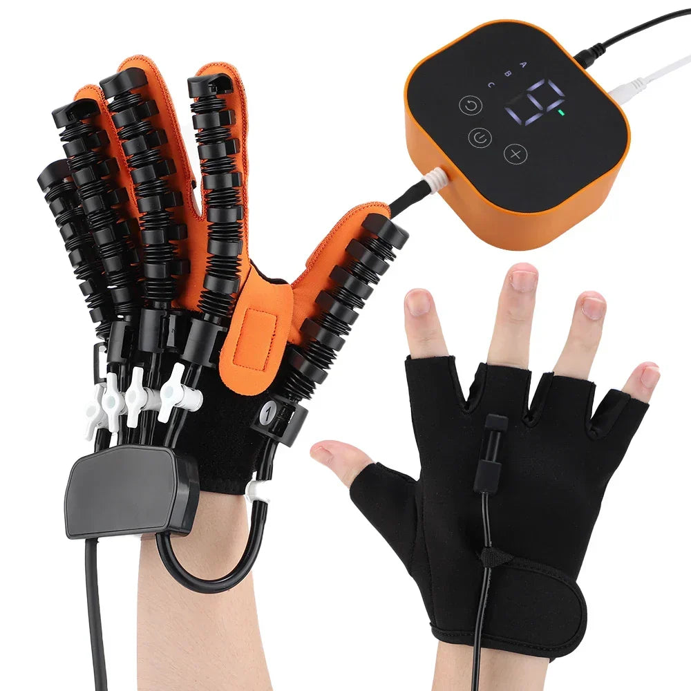 Elektrischer Rehabilitationshandschuh für Handtherapie, Schlaganfallrehabilitation & Fingerübungen.