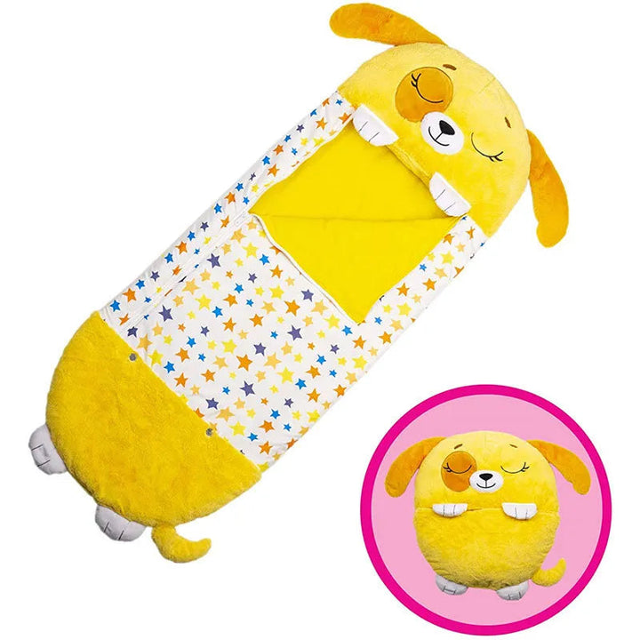 Kreativer Tier-Schlafsack für Kinder, faltbar, ein vielseitiger Kuschelsack und Spielgefährte.