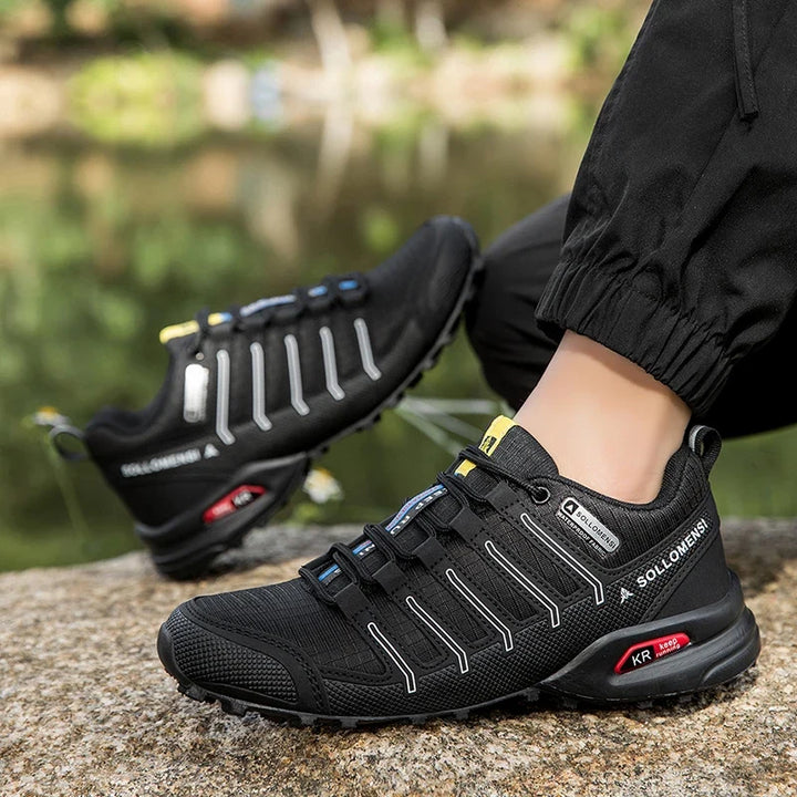 Herren Sportschuhe für Outdoor-Aktivitäten, wasserdicht, ideal für Camping, Wandern und anspruchsvolles Terrain.