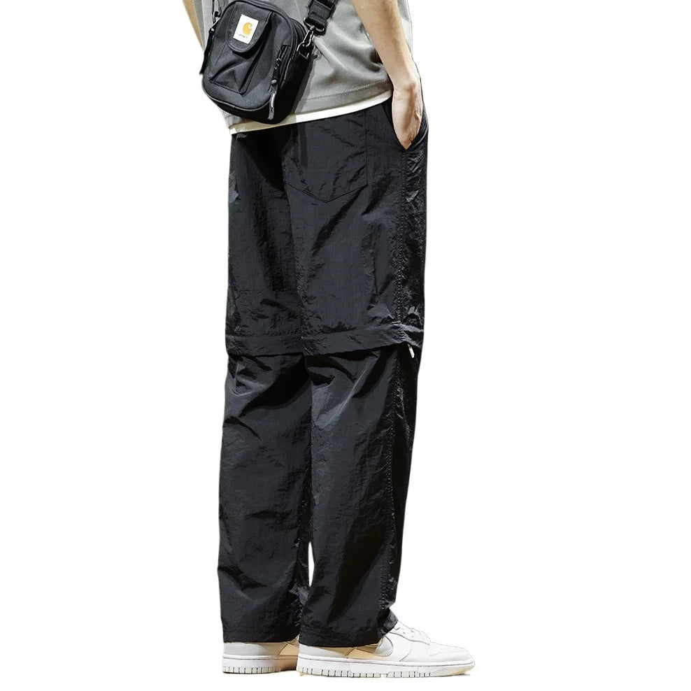 Stylische Herren Sommerhose casual, mit Kordelzug. Perfekt für entspannte Tage & Reisen.