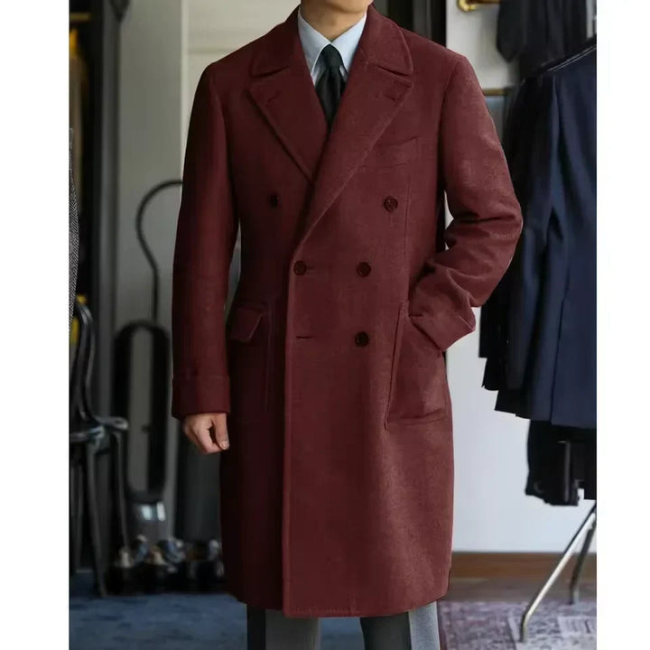 Herren Wintermantel mit Stehkragen, warm & bequem, perfekt für kalte Tage im Alltag & Beruf.