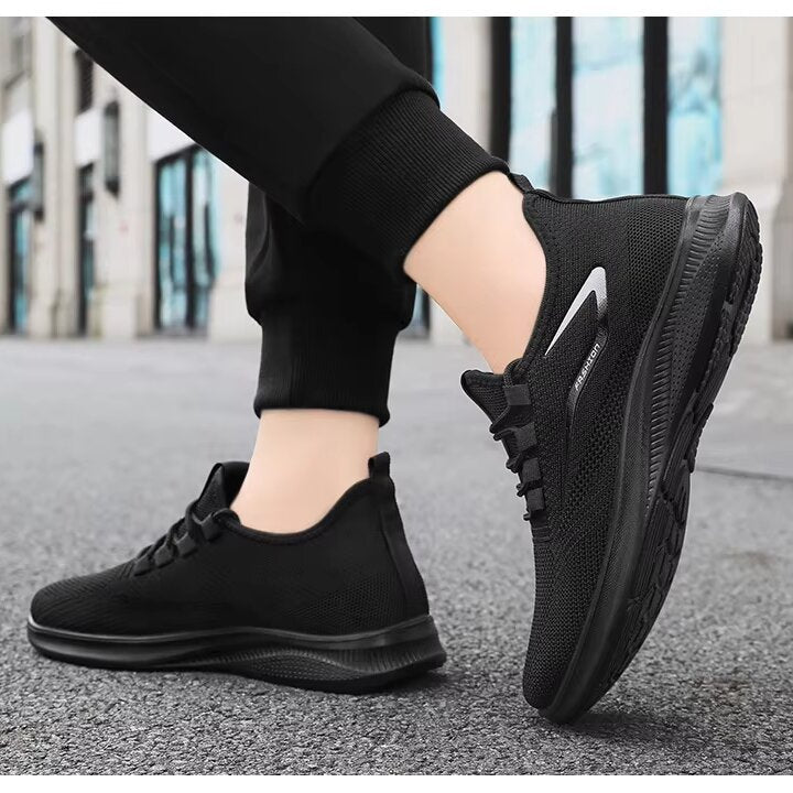 Orthopädische Herrenschuhe für Spaziergänge, Slip-On Design mit Fußgewölbestütze, extra gepolstert.