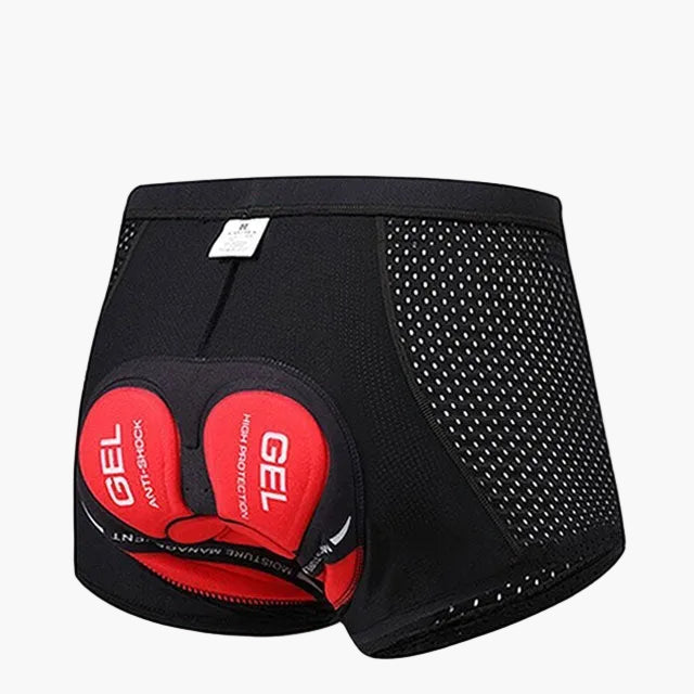 Performance Herren Fahrradhose für Mountainbike & Rennrad mit 5D-Gel-Polster, atmungsaktiv, schützt.