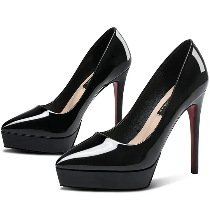 Modische Damenschuhe: High Heel Pumps, spitz und zum Hineinschlüpfen – für Büro, Party & Hochzeit geeignet.