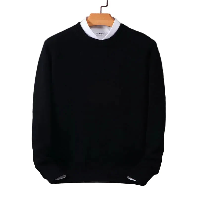 Eleganter Herren Pullover in klassischem Schnitt, bequem für Business Casual und stilvolle Freizeitmode.