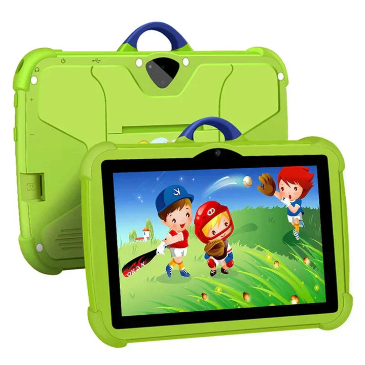 Farbenfrohes 7-Zoll-Android-Tablet für Kinder, fördert Lernspaß & kreatives Spielen, 64GB Speicher.