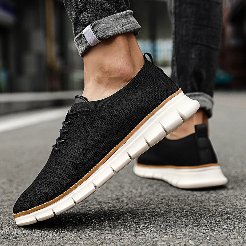 Herren Strick Sneaker, ultraleicht & bequem. Ideal für Freizeit und Alltag.