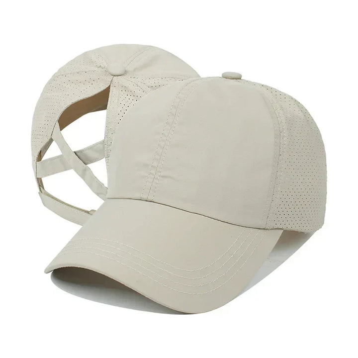 Moderne Unisex Kappe AeroCap aus Mesh, dezent und vielseitig, mit verstellbarem Riemen für perfekten Halt.