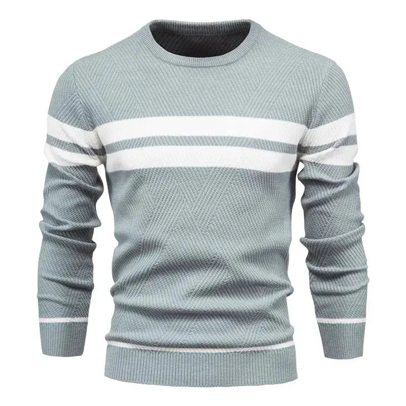 Hochwertiger Herren Langarm Sweater, ideal für Komfort & Stil. Perfektes Oberteil für Herbst und Winter.
