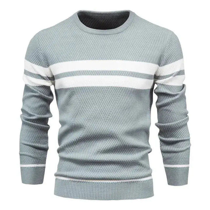 Hochwertiger Herren Langarm Sweater, ideal für Komfort & Stil. Perfektes Oberteil für Herbst und Winter.