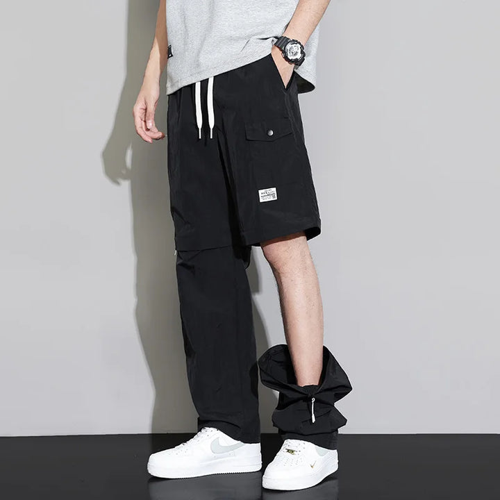 Herren Freizeithose mit Kordelzug, leichtem Material & vielseitigem Design für jede Gelegenheit.