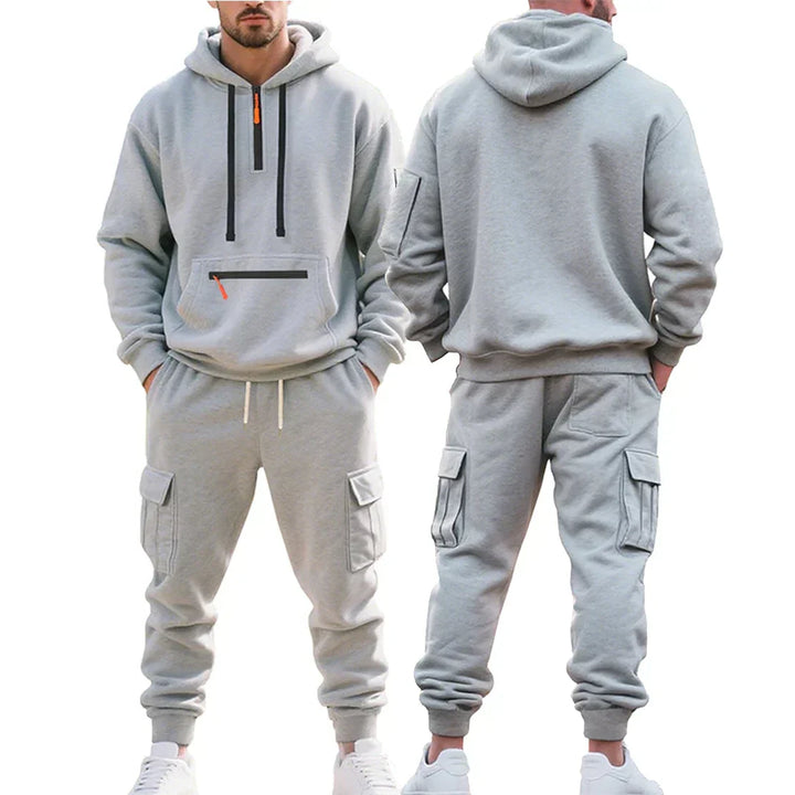 Vielseitiges Danon Herren-Winterset: Warmer Hoodie & Jogginghose. Ideal als Sportbekleidung, Loungewear oder Freizeitlook.