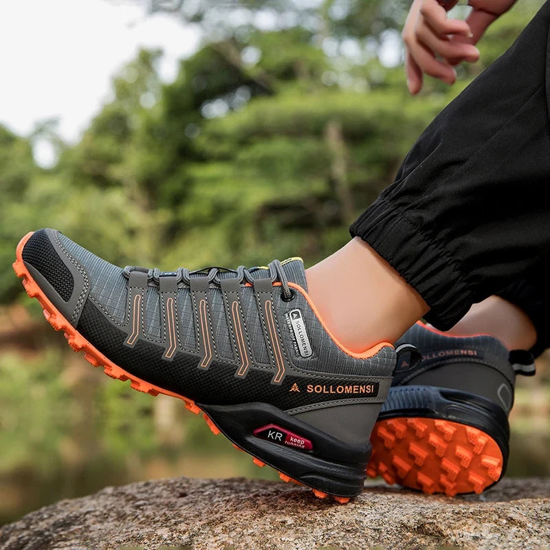 Wasserdichte Herren Wanderschuhe für Outdoor, schützt die Füße optimal bei Regen und Nässe auf jedem Terrain.