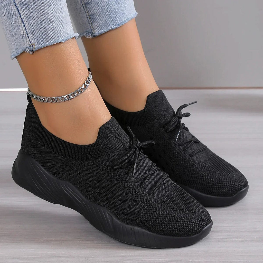 Leichte Damen Freizeitschuhe, orthopädische Sneaker, atmungsaktiv und bequem für aktive Tage.