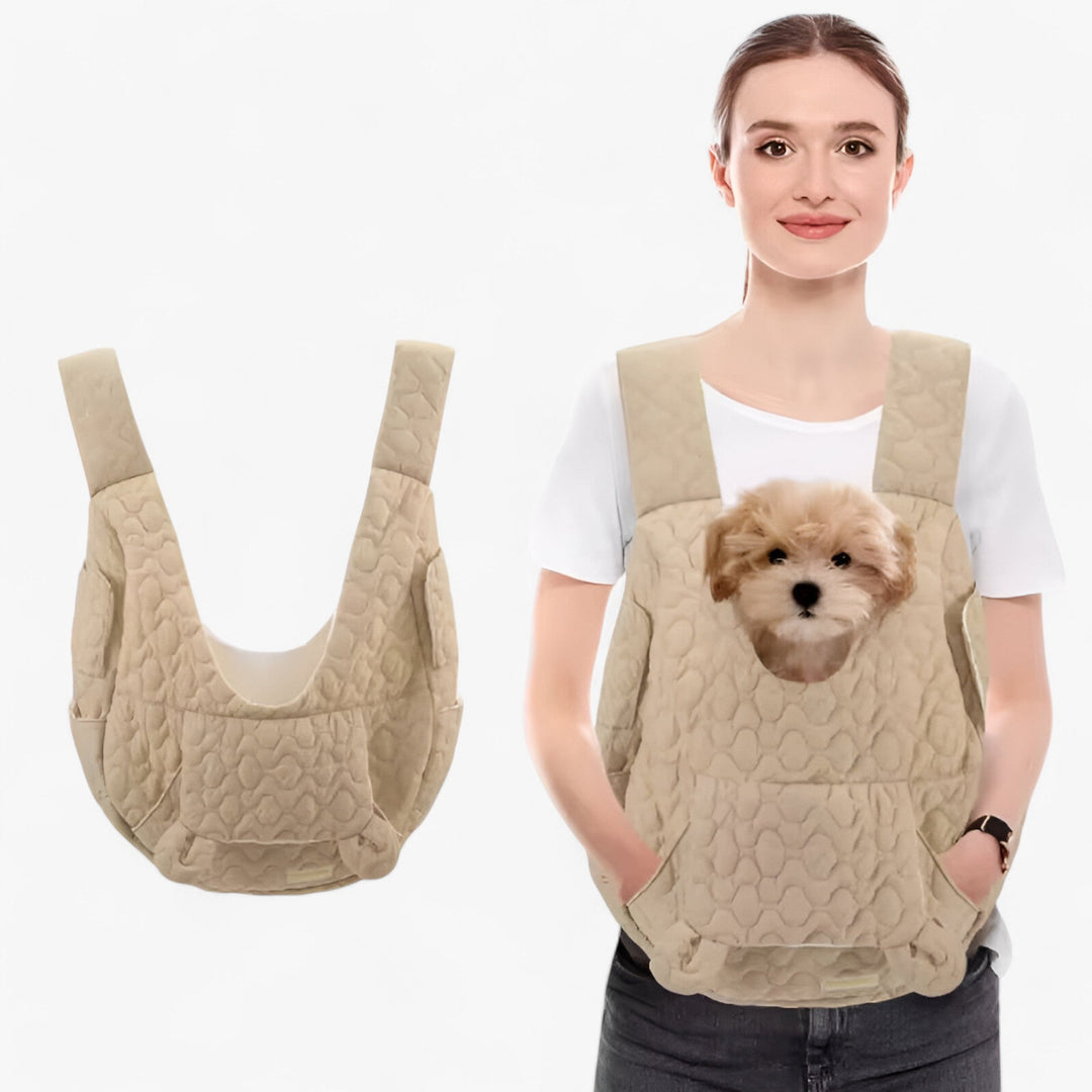 Wetterfeste Hundetasche & Katzentasche, extra geräumig, mit weichem Innenpolster für bequemen Transport.