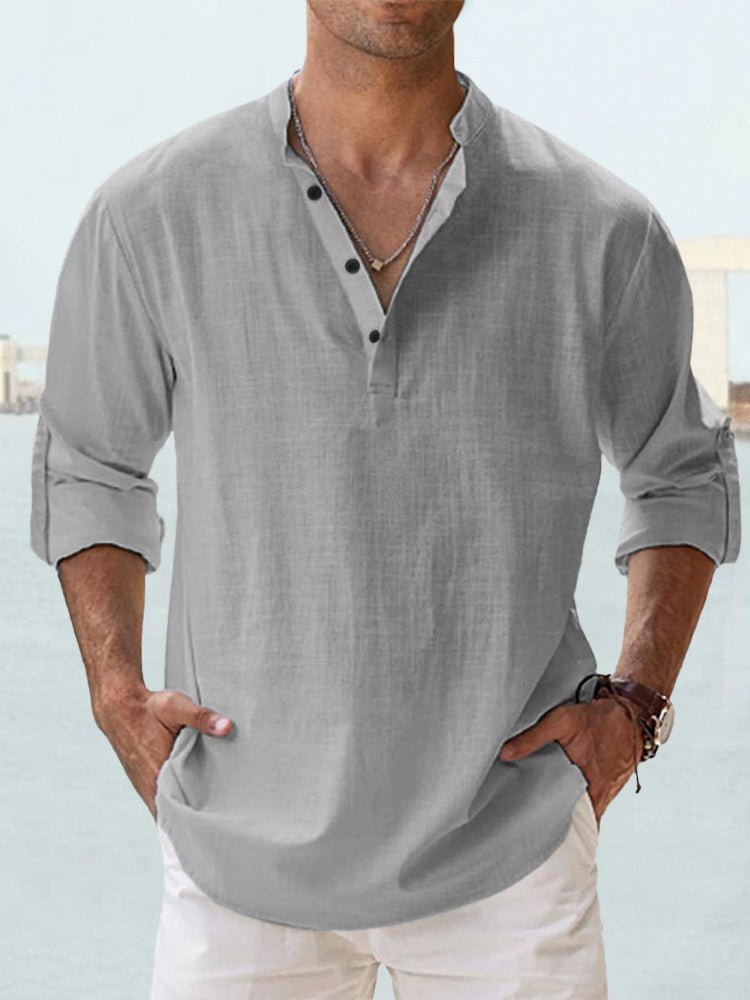 Elegantes Sommerhemd: Hochwertige Herrenbekleidung für moderne Männer, verbindet Komfort mit stilvollem Design.