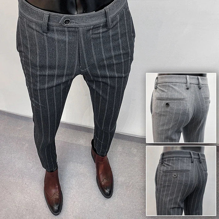 Komfortable klassische Herrenhose, perfekt als Anzughose oder vielseitige Freizeithose.