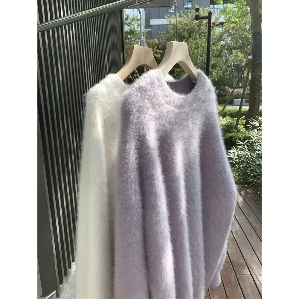 Damen Herbstmode: Kuscheliger Oversize Pullover, lässig & warm.