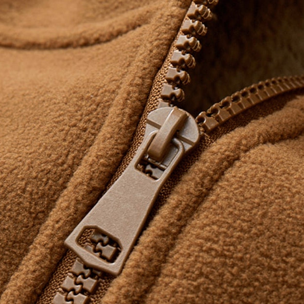 Funktionale Herren Fleecejacke, warm, atmungsaktiv, ideal für Outdoor-Sport.