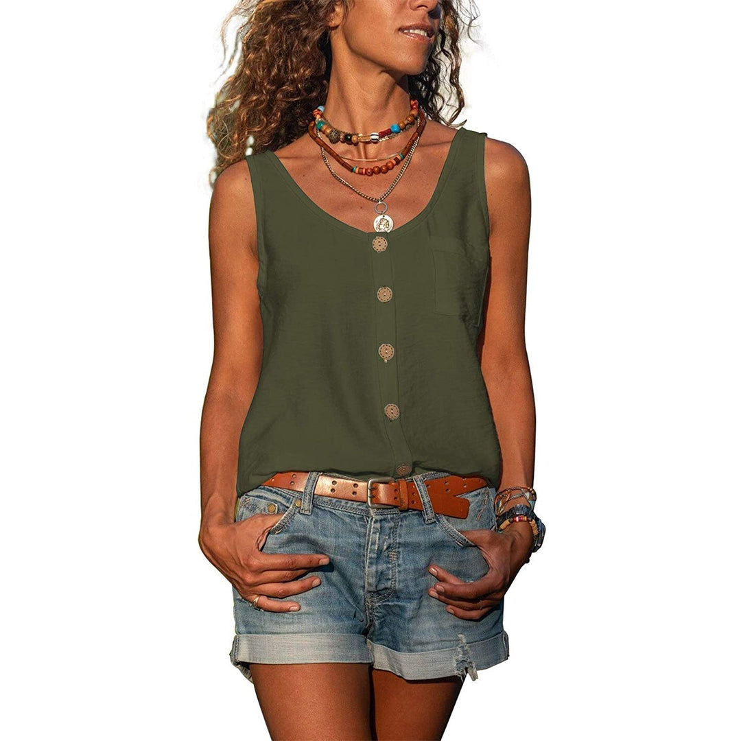 Ärmelloses Damen Top, ideal als Freizeittop. Eleganter Stil, tailliert für eine schöne Silhouette.