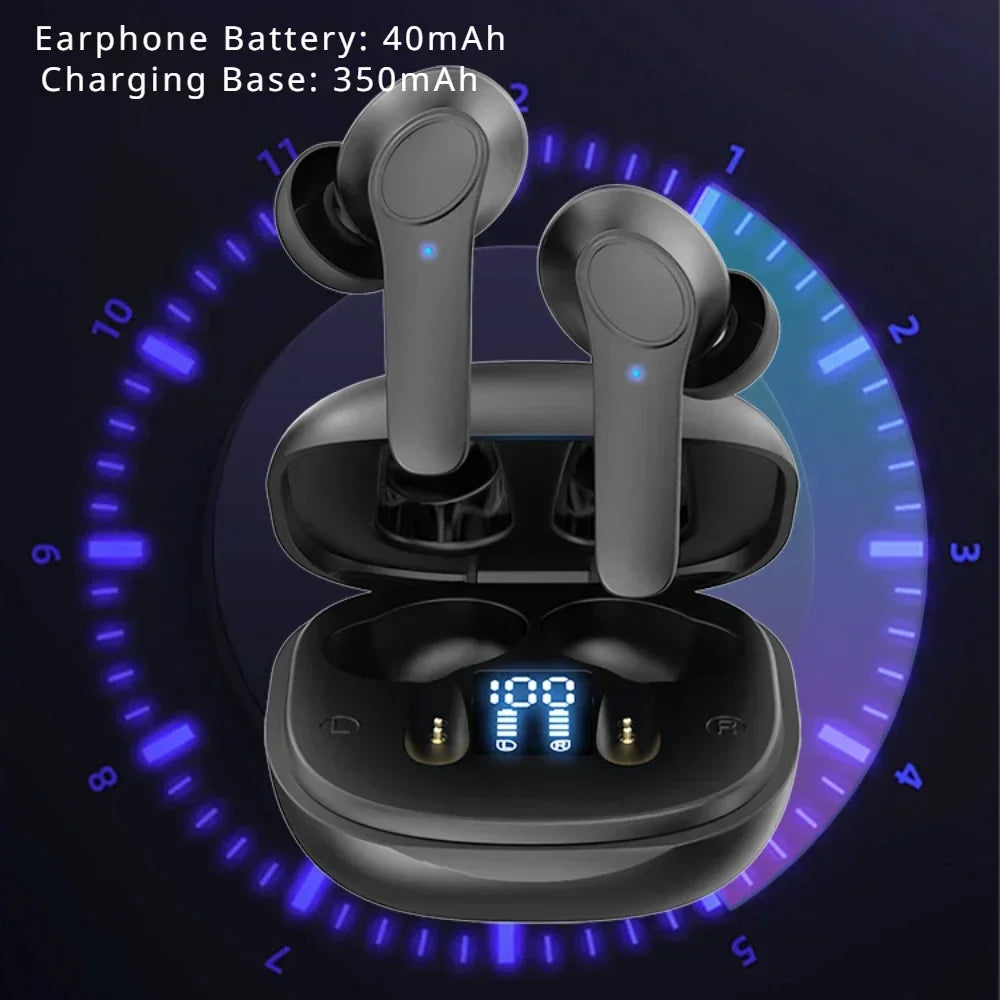 Bluetooth Übersetzer Kopfhörer für Echtzeit-Sprachübersetzung, ideal für Reisen und Business-Kommunikation.