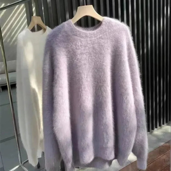 Kuscheliger Oversize Pullover für Damen, ideal für Herbst & Winter.