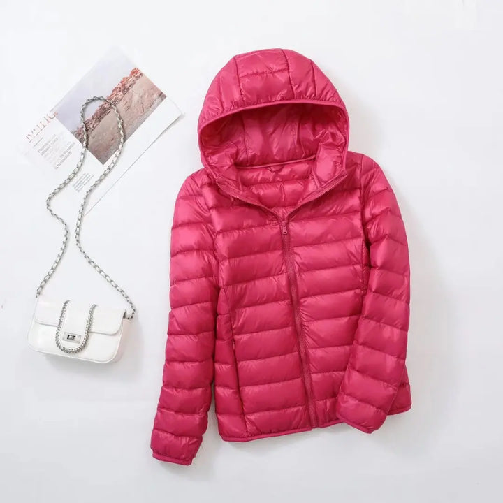 Vielseitige, leichte Damen-Kapuzenjacke, wendbar, für Frühling, Herbst und unbeständiges Wetter.