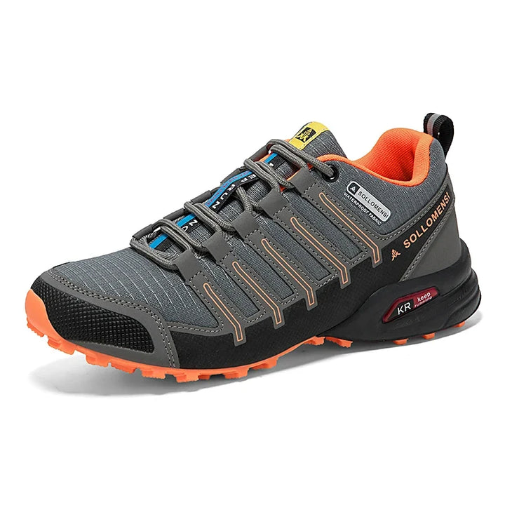 Atmungsaktive Herren Wanderschuhe für den Außenbereich, robust, bietet sicheren Halt auf jedem rutschigen Untergrund.