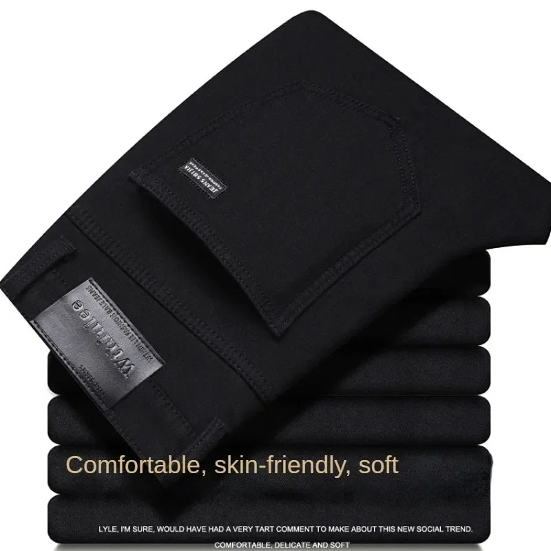 Moderner Look: Herren Straight Fit Jeans in Grau, bequem, langlebig und perfekt für stilvolle Alltagskleidung.
