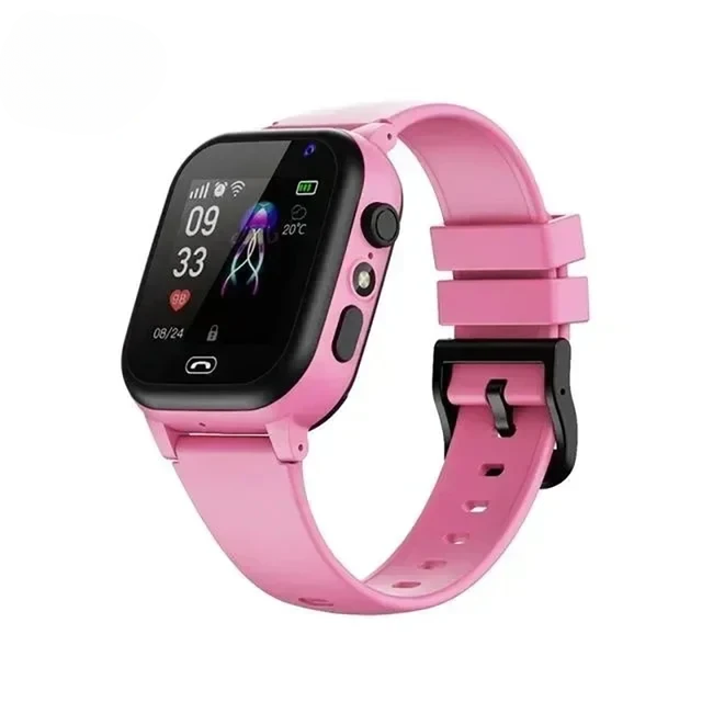 Robuste Kinder Smartwatch: blaue GPS-Uhr für sichere Kommunikation, SOS-Anrufe und Echtzeit-Tracking für aktive Kinder.
