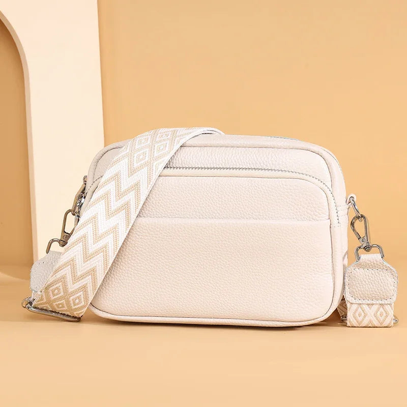 Organisierte Alltagstasche für Damen aus Leder, elegant & geräumig für Ihre Essentials.