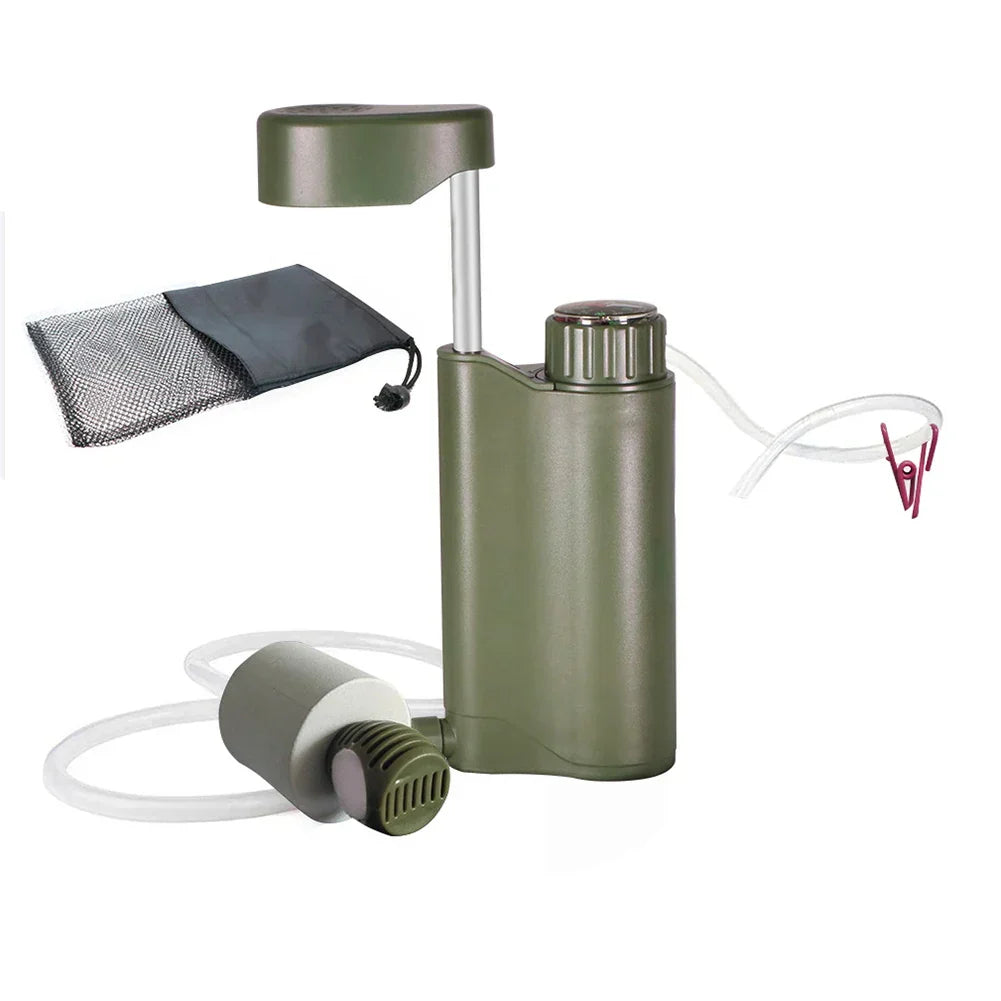 Zuverlässiger Wasserfilter für Outdoor-Trinkwasser, unverzichtbar für Survival & Notfallausrüstung.