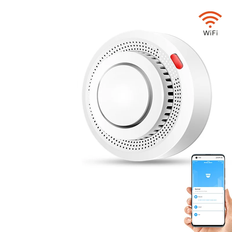 Smart WiFi Feuermelder, Rauch- und Hitzemelder 85dB. Intelligente Brandwarnung für umfassenden Schutz.