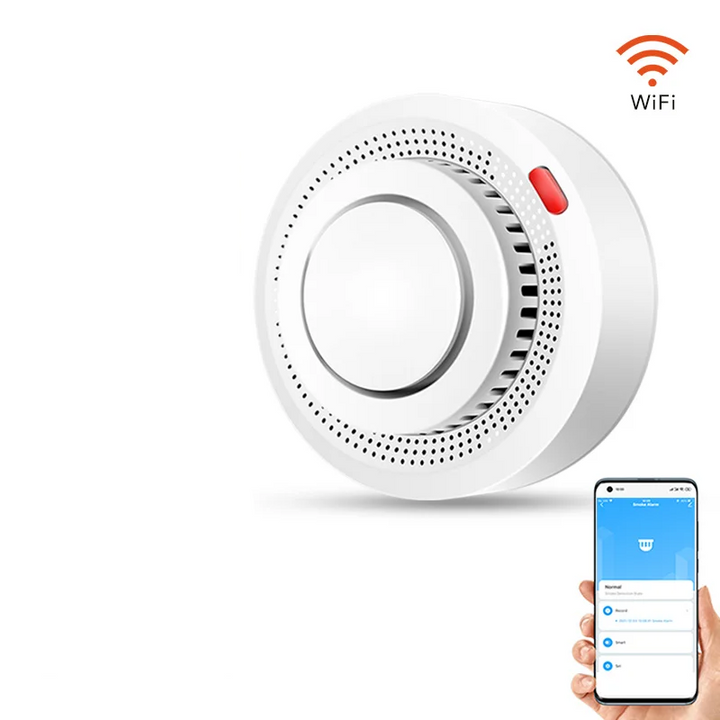 Smart WiFi Feuermelder, Rauch- und Hitzemelder 85dB. Intelligente Brandwarnung für umfassenden Schutz.